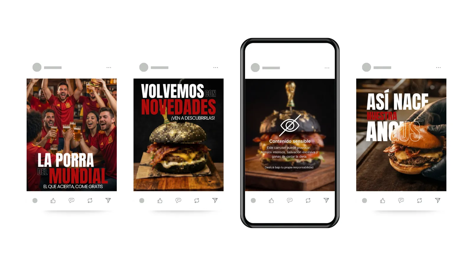 Burgers by Monkeys — campaña de redes sociales