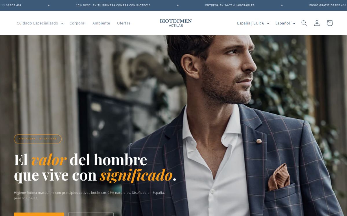 Tienda online Biotecmen