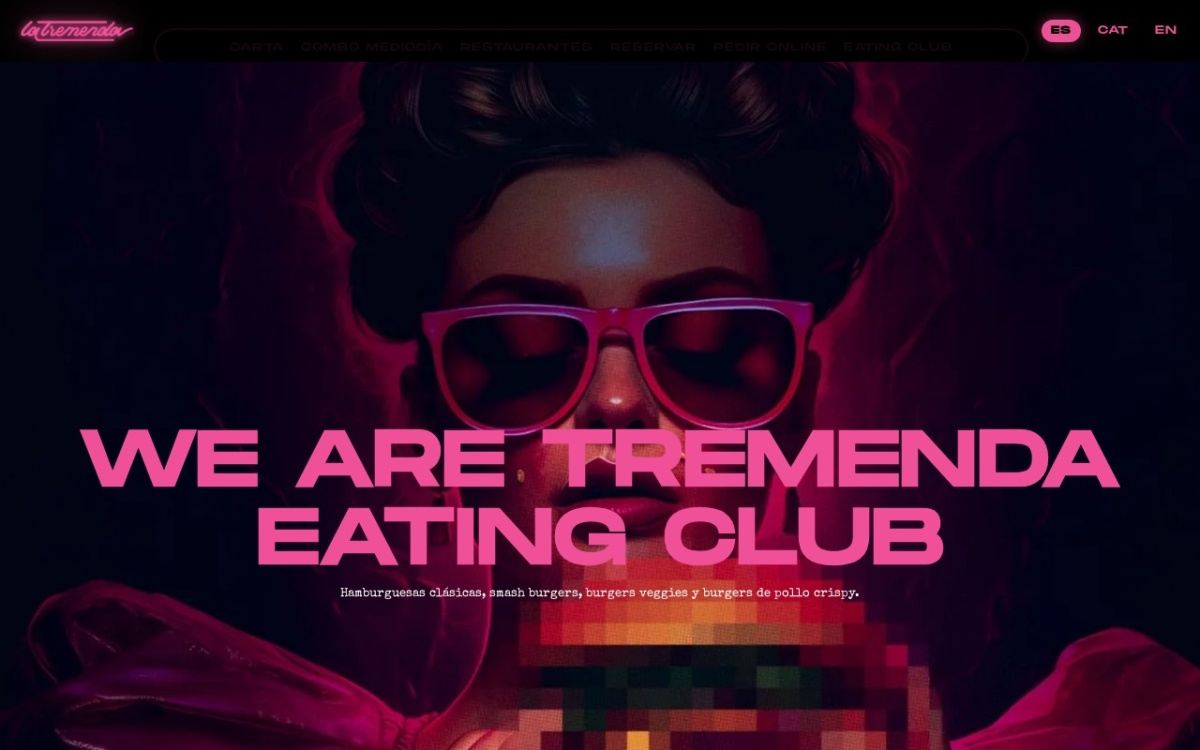 Ejemplo de diseño web: La Tremenda